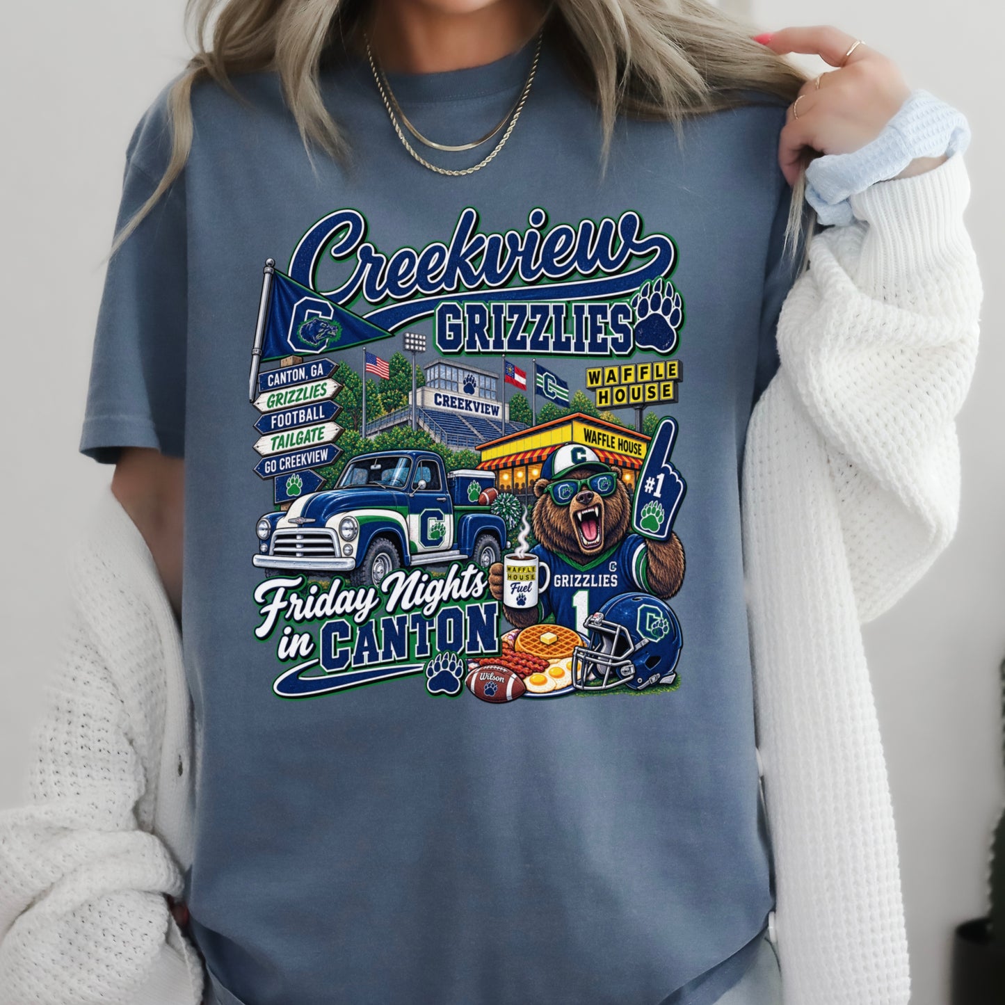 Creekview Friday Nights Comfort Color Graphic Tee ON SALE UNTIL 09/O4/26
