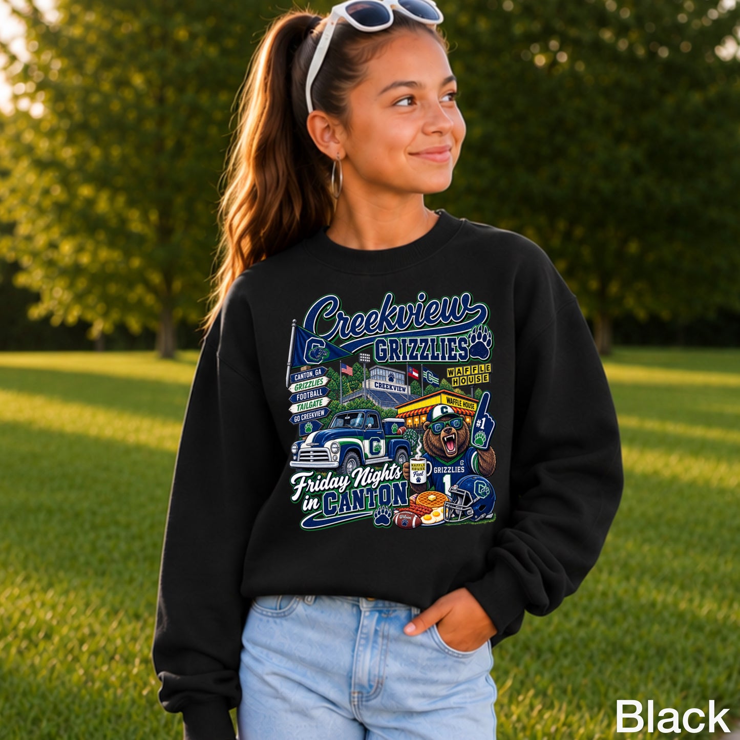 Creekview Friday Nights Youth Crewneck Sweatshirt ON SALE UNTIL 09/04/26