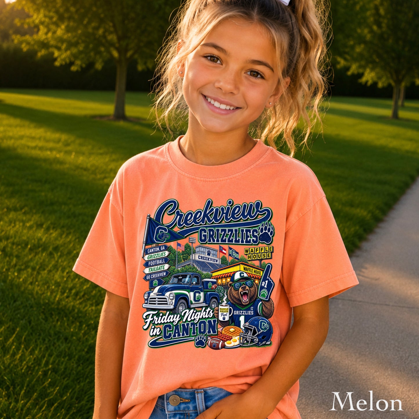 Creekview Friday Nights Youth Comfort Color T-Shirt ON SALE UNTIL 09/04/26