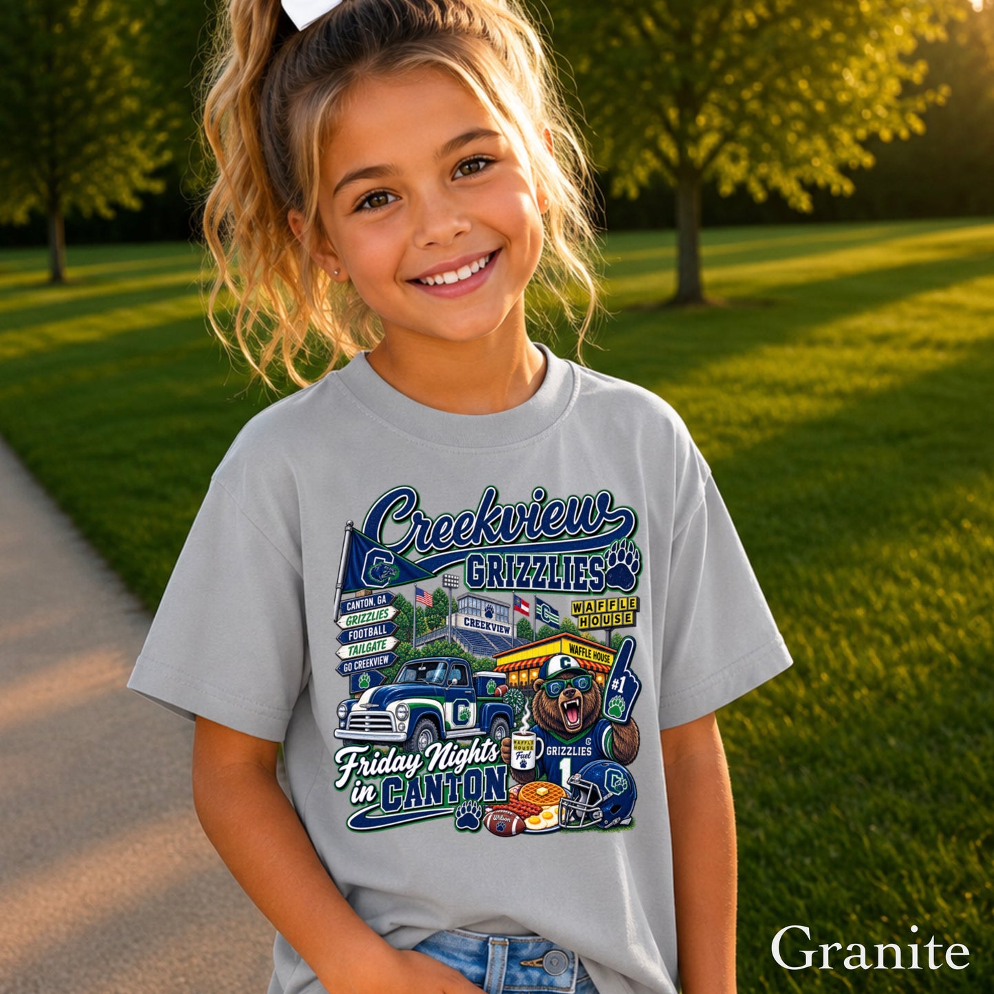 Creekview Friday Nights Youth Comfort Color T-Shirt ON SALE UNTIL 09/04/26