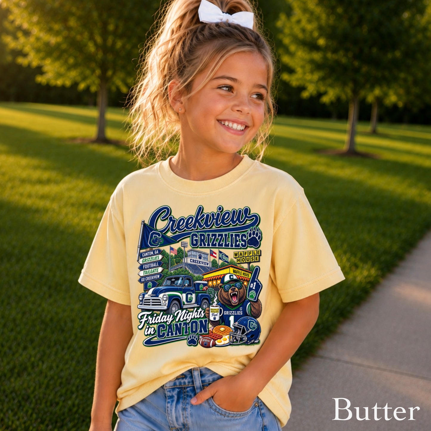Creekview Friday Nights Youth Comfort Color T-Shirt ON SALE UNTIL 09/04/26