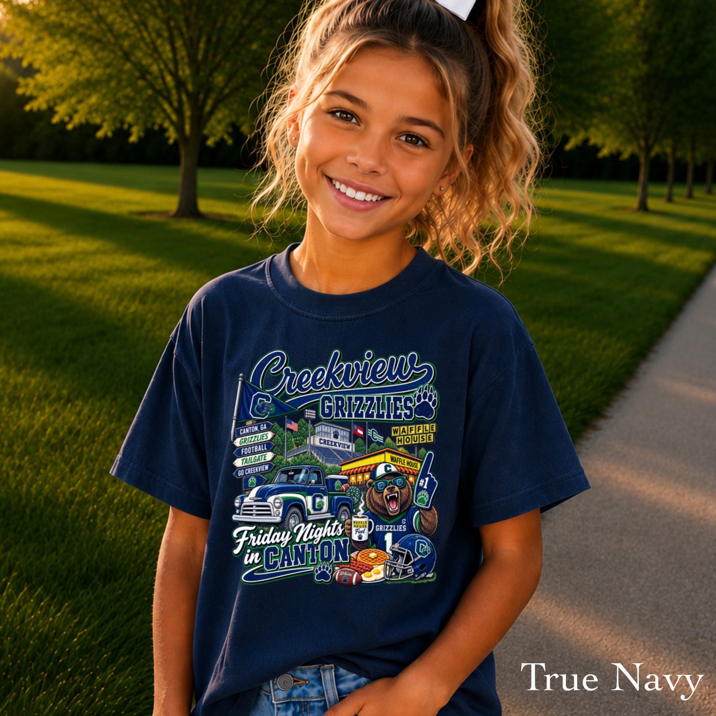 Creekview Friday Nights Youth Comfort Color T-Shirt ON SALE UNTIL 09/04/26