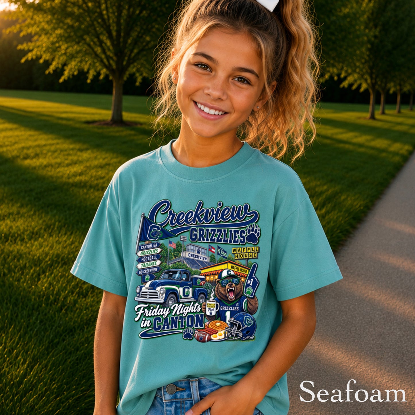 Creekview Friday Nights Youth Comfort Color T-Shirt ON SALE UNTIL 09/04/26
