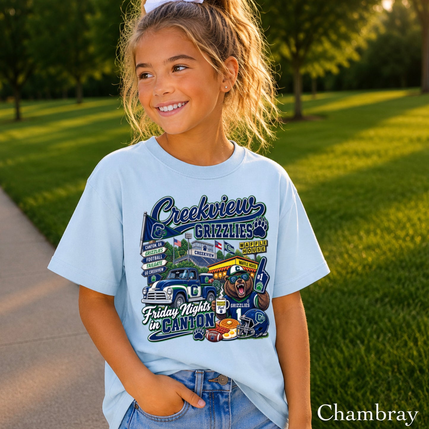 Creekview Friday Nights Youth Comfort Color T-Shirt ON SALE UNTIL 09/04/26