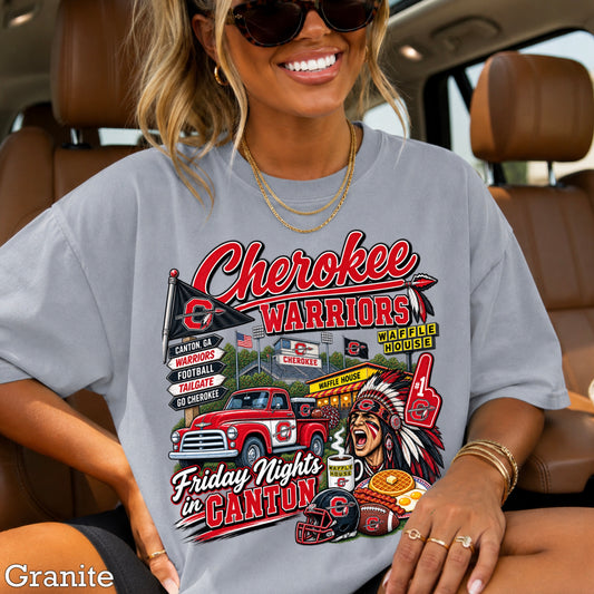 Cherokee Friday Nights Comfort Color Graphic Tee ON SALE UNTIL 09/04/26