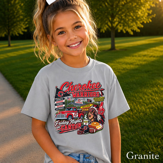 Cherokee Friday Nights Youth Comfort Color T-Shirt ON SALE UNTIL 09/04/26