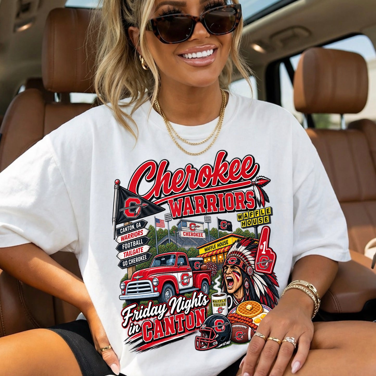 Cherokee Friday Nights Comfort Color Graphic Tee ON SALE UNTIL 09/04/26