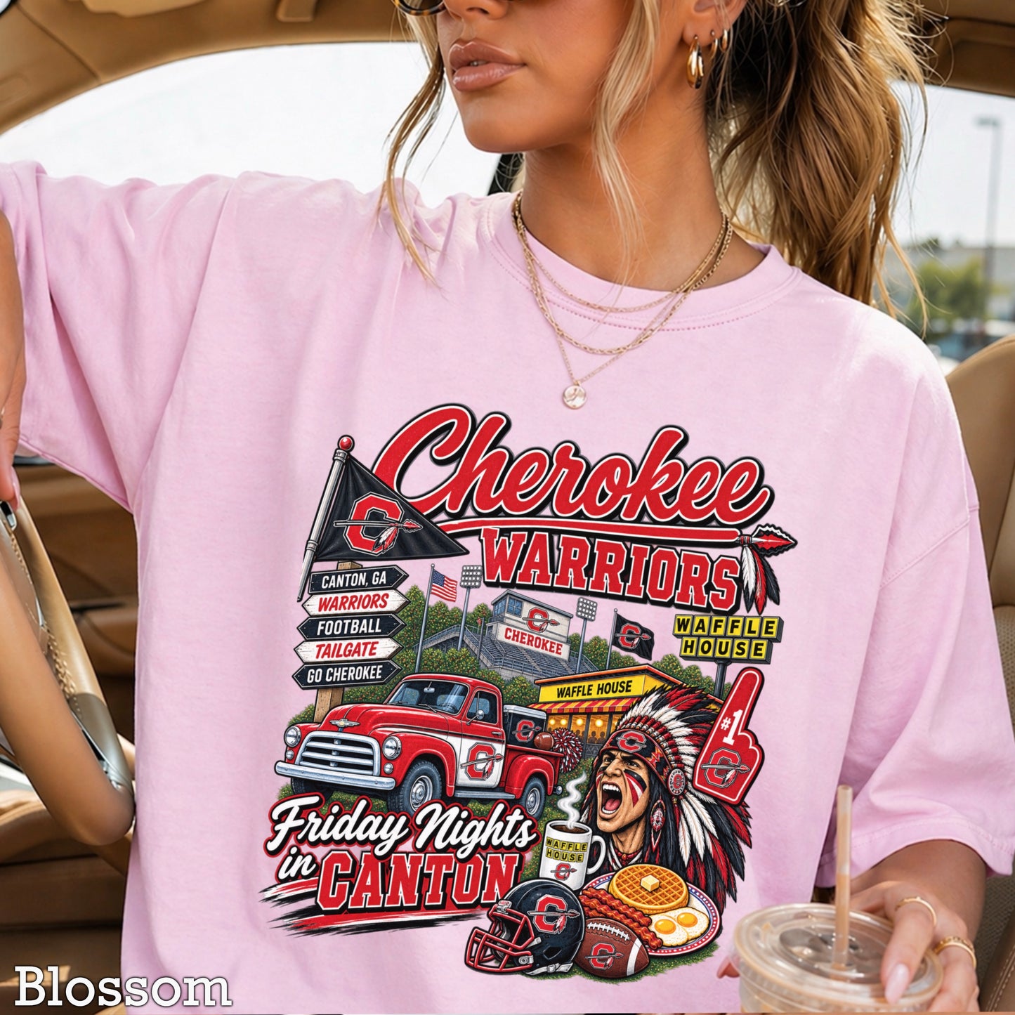 Cherokee Friday Nights Comfort Color Graphic Tee ON SALE UNTIL 09/04/26