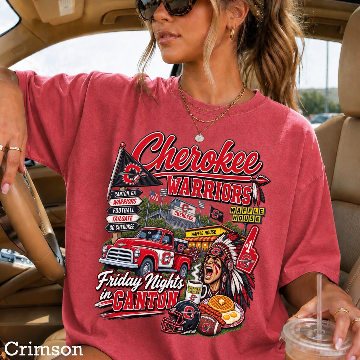 Cherokee Friday Nights Comfort Color Graphic Tee ON SALE UNTIL 09/04/26