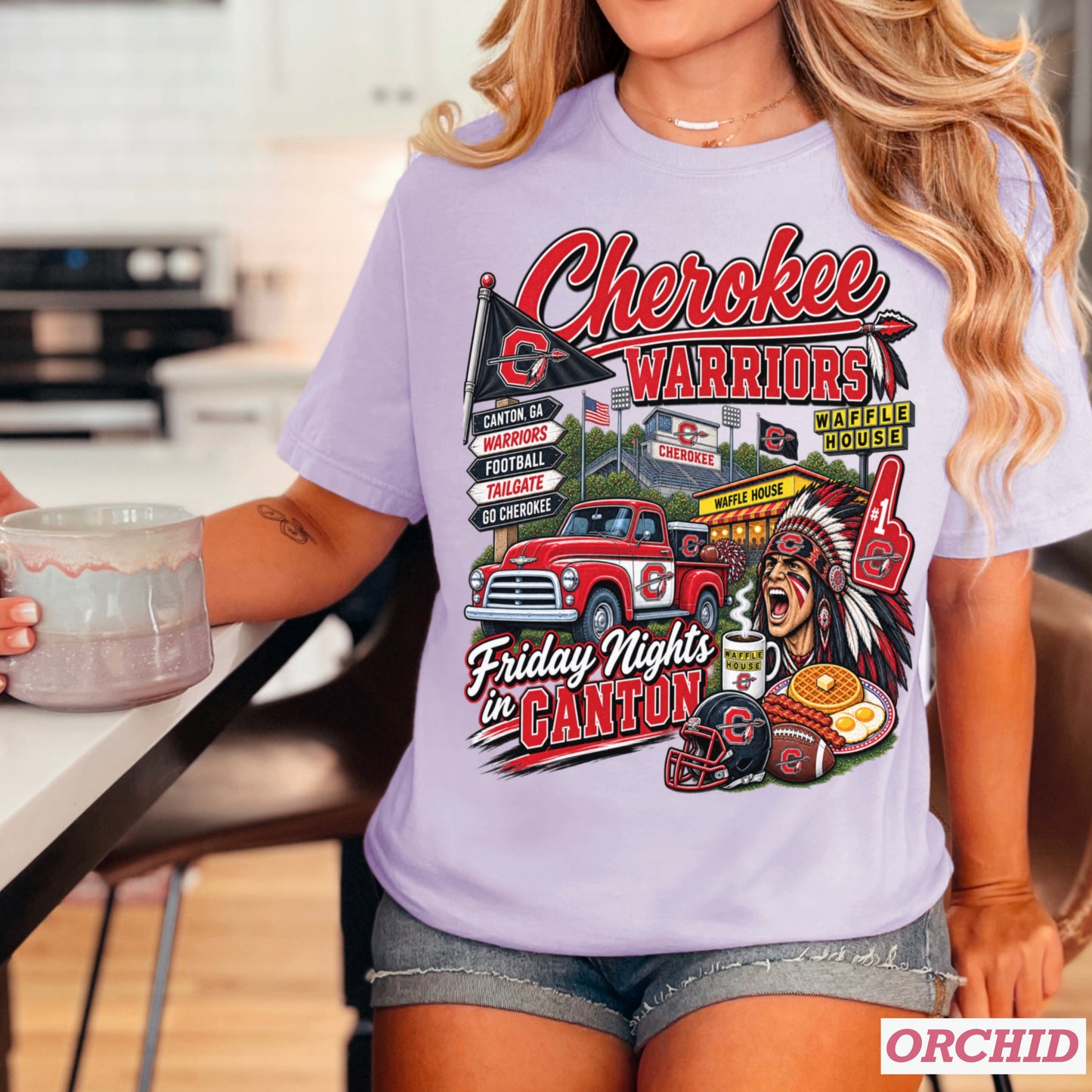 Cherokee Friday Nights Comfort Color Graphic Tee ON SALE UNTIL 09/04/26