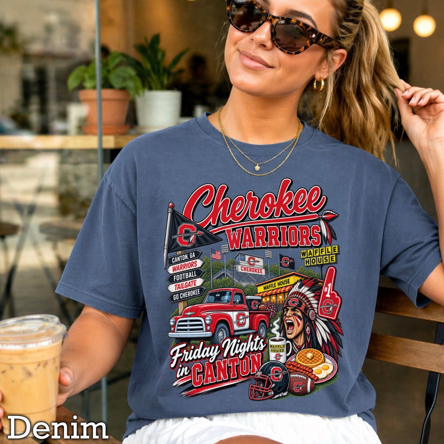 Cherokee Friday Nights Comfort Color Graphic Tee ON SALE UNTIL 09/04/26