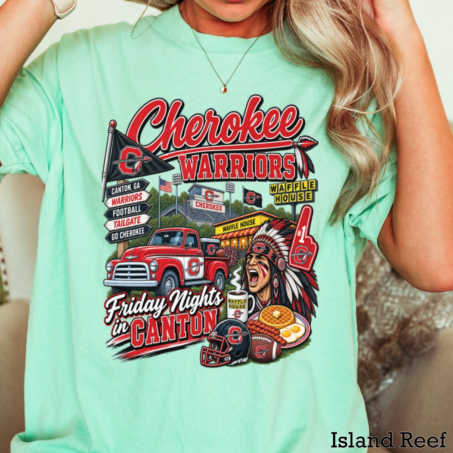 Cherokee Friday Nights Comfort Color Graphic Tee ON SALE UNTIL 09/04/26