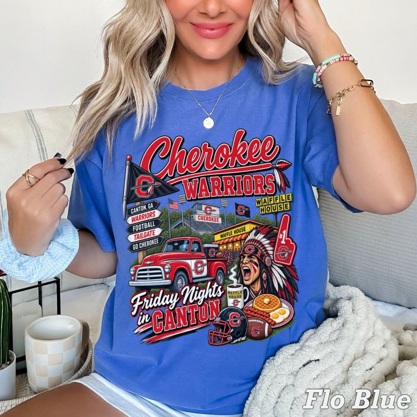 Cherokee Friday Nights Comfort Color Graphic Tee ON SALE UNTIL 09/04/26