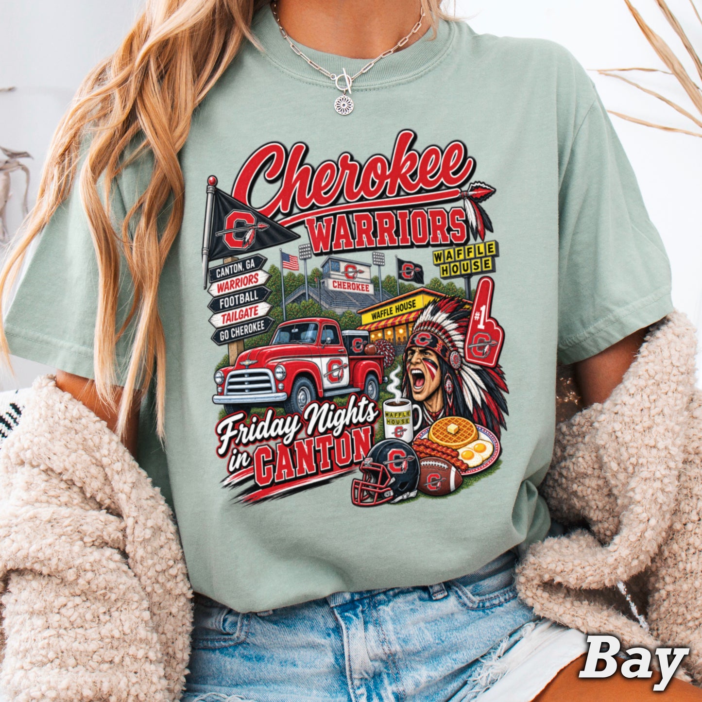 Cherokee Friday Nights Comfort Color Graphic Tee ON SALE UNTIL 09/04/26