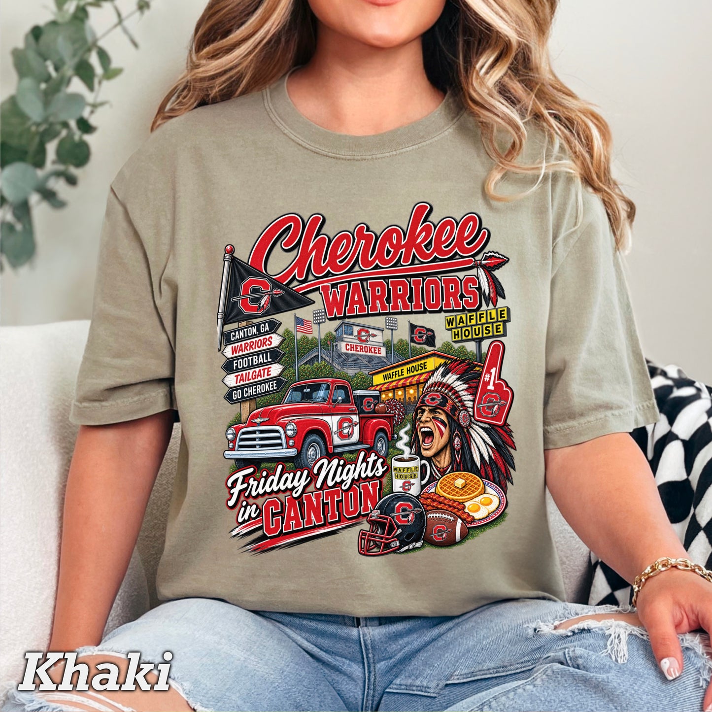 Cherokee Friday Nights Comfort Color Graphic Tee ON SALE UNTIL 09/04/26