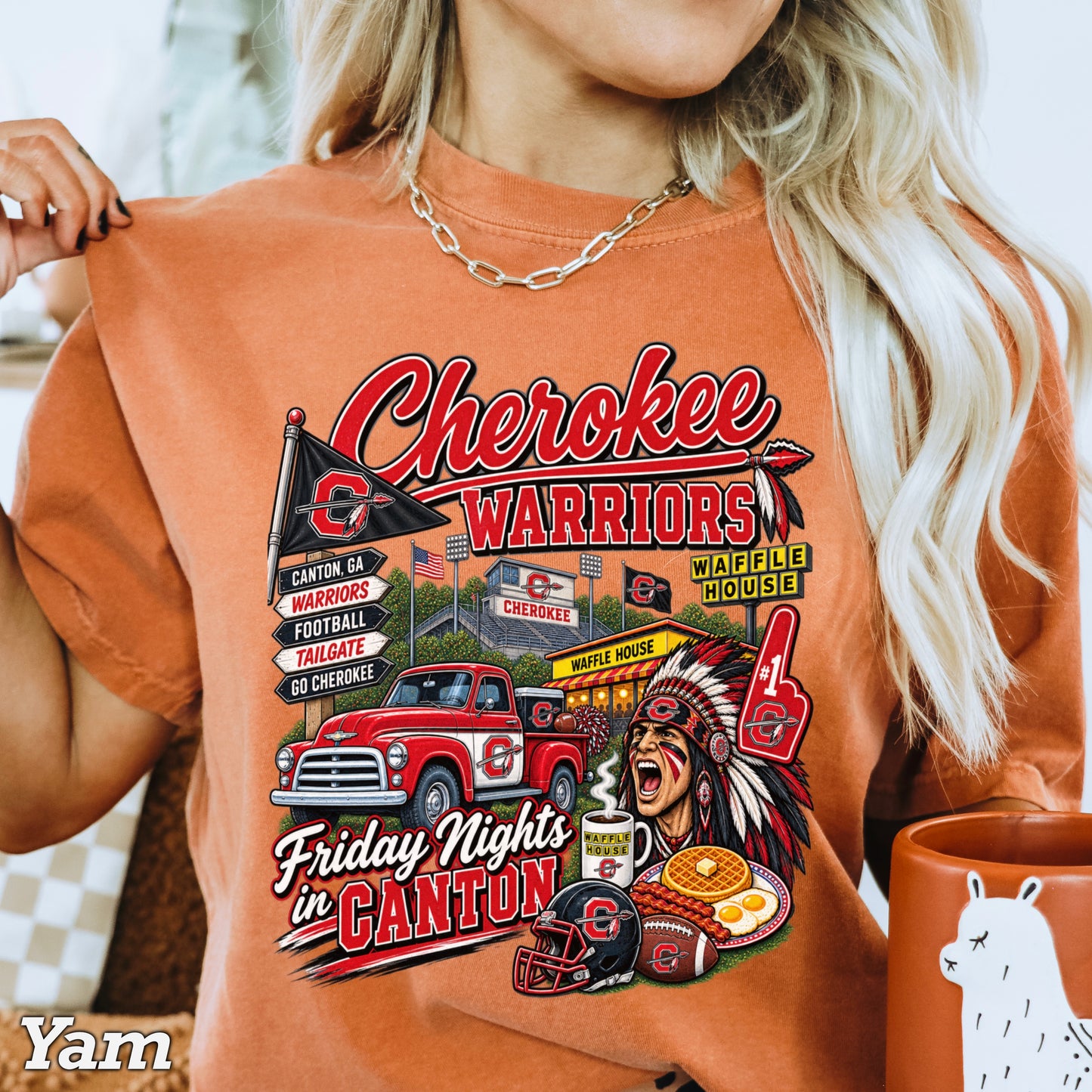 Cherokee Friday Nights Comfort Color Graphic Tee ON SALE UNTIL 09/04/26