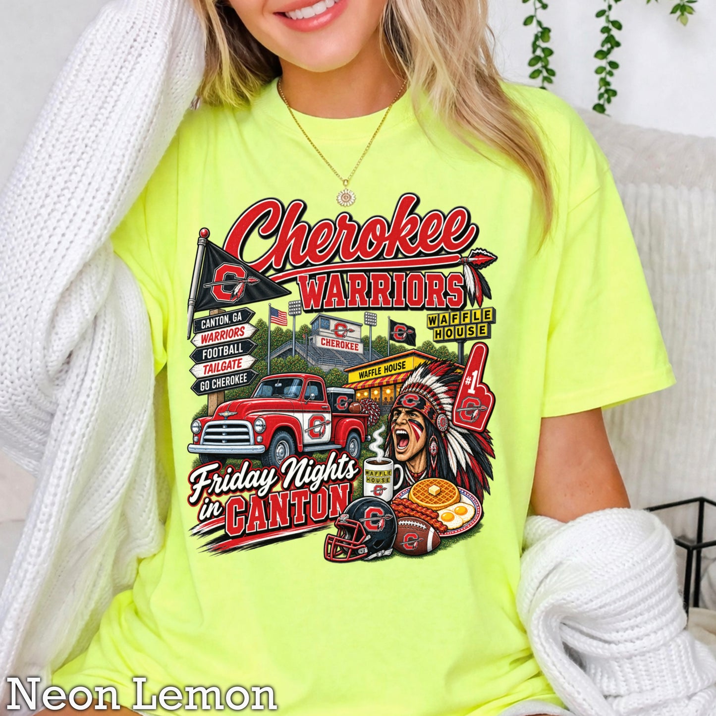 Cherokee Friday Nights Comfort Color Graphic Tee ON SALE UNTIL 09/04/26