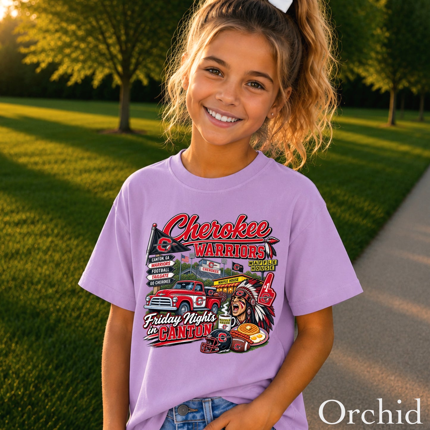 Cherokee Friday Nights Youth Comfort Color T-Shirt ON SALE UNTIL 09/04/26