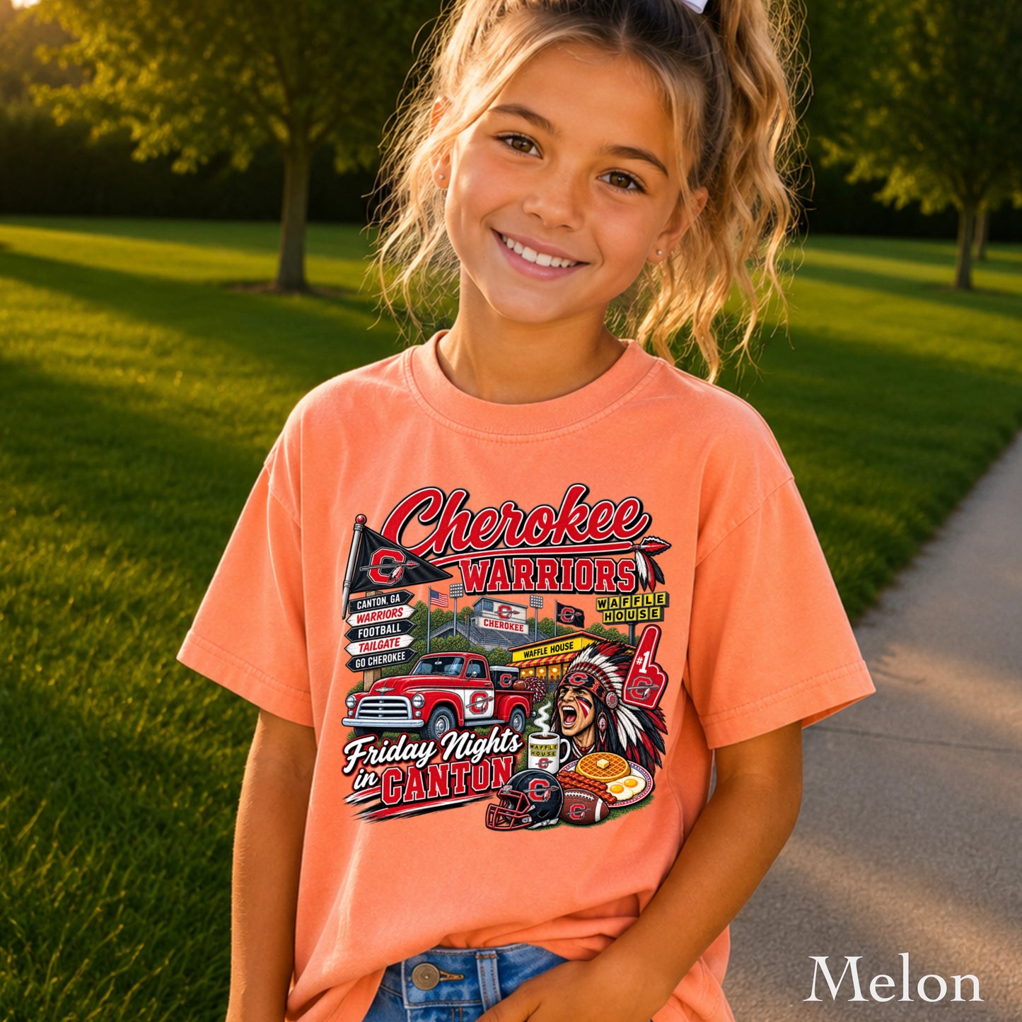 Cherokee Friday Nights Youth Comfort Color T-Shirt ON SALE UNTIL 09/04/26