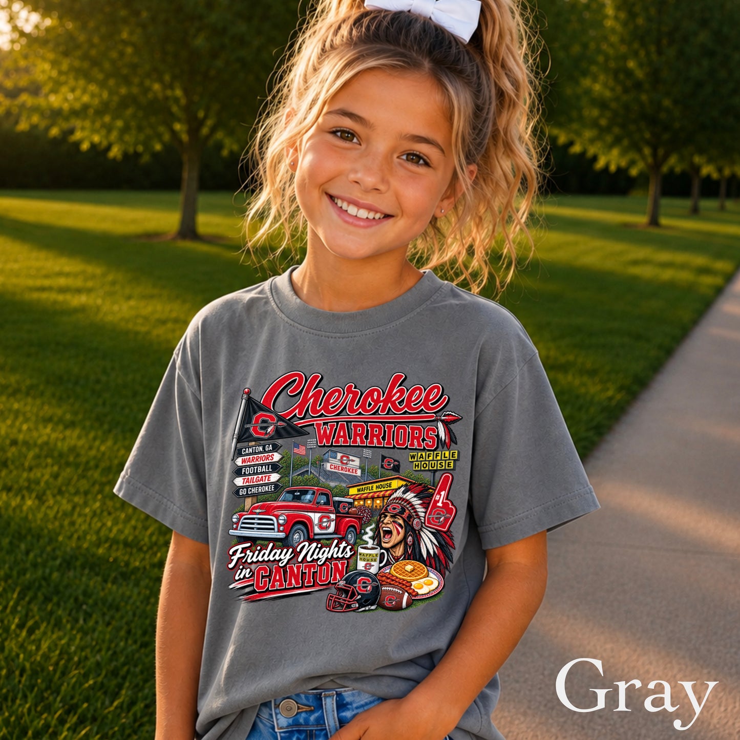 Cherokee Friday Nights Youth Comfort Color T-Shirt ON SALE UNTIL 09/04/26