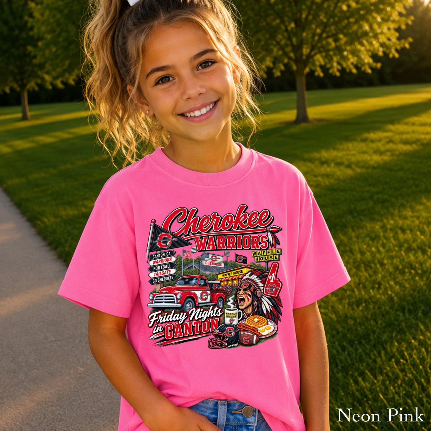 Cherokee Friday Nights Youth Comfort Color T-Shirt ON SALE UNTIL 09/04/26
