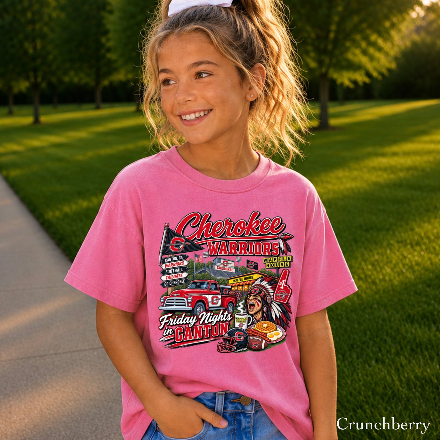Cherokee Friday Nights Youth Comfort Color T-Shirt ON SALE UNTIL 09/04/26