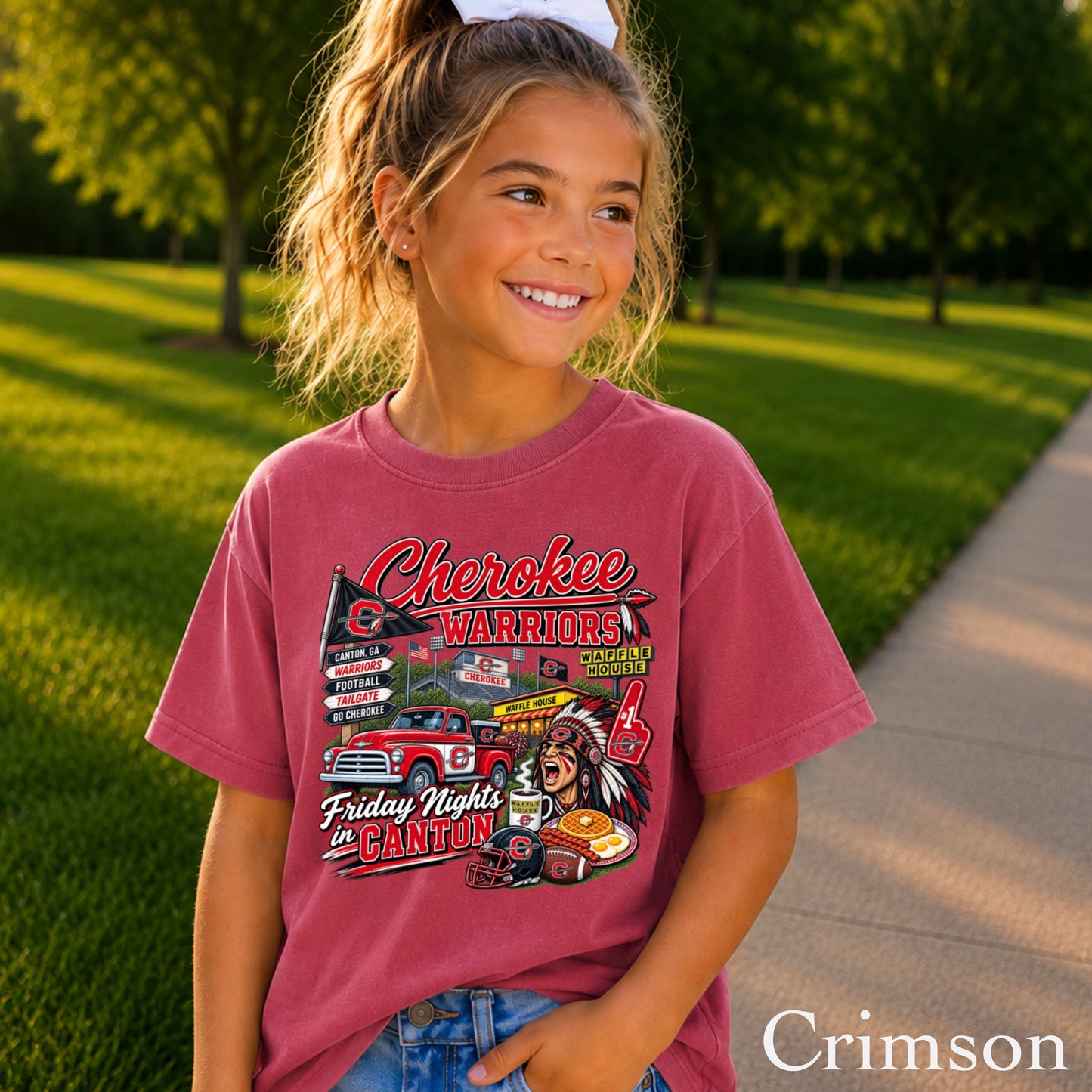 Cherokee Friday Nights Youth Comfort Color T-Shirt ON SALE UNTIL 09/04/26