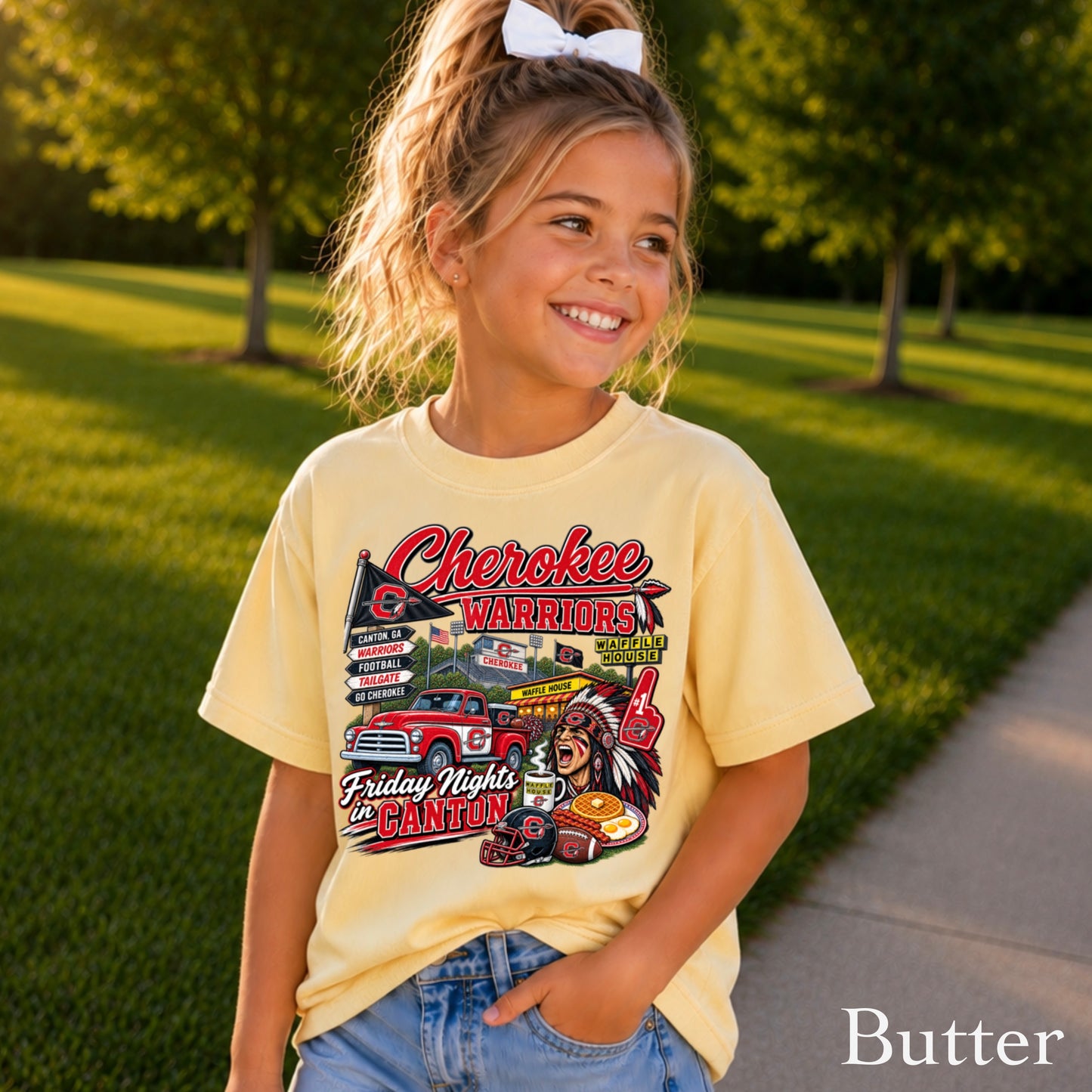 Cherokee Friday Nights Youth Comfort Color T-Shirt ON SALE UNTIL 09/04/26