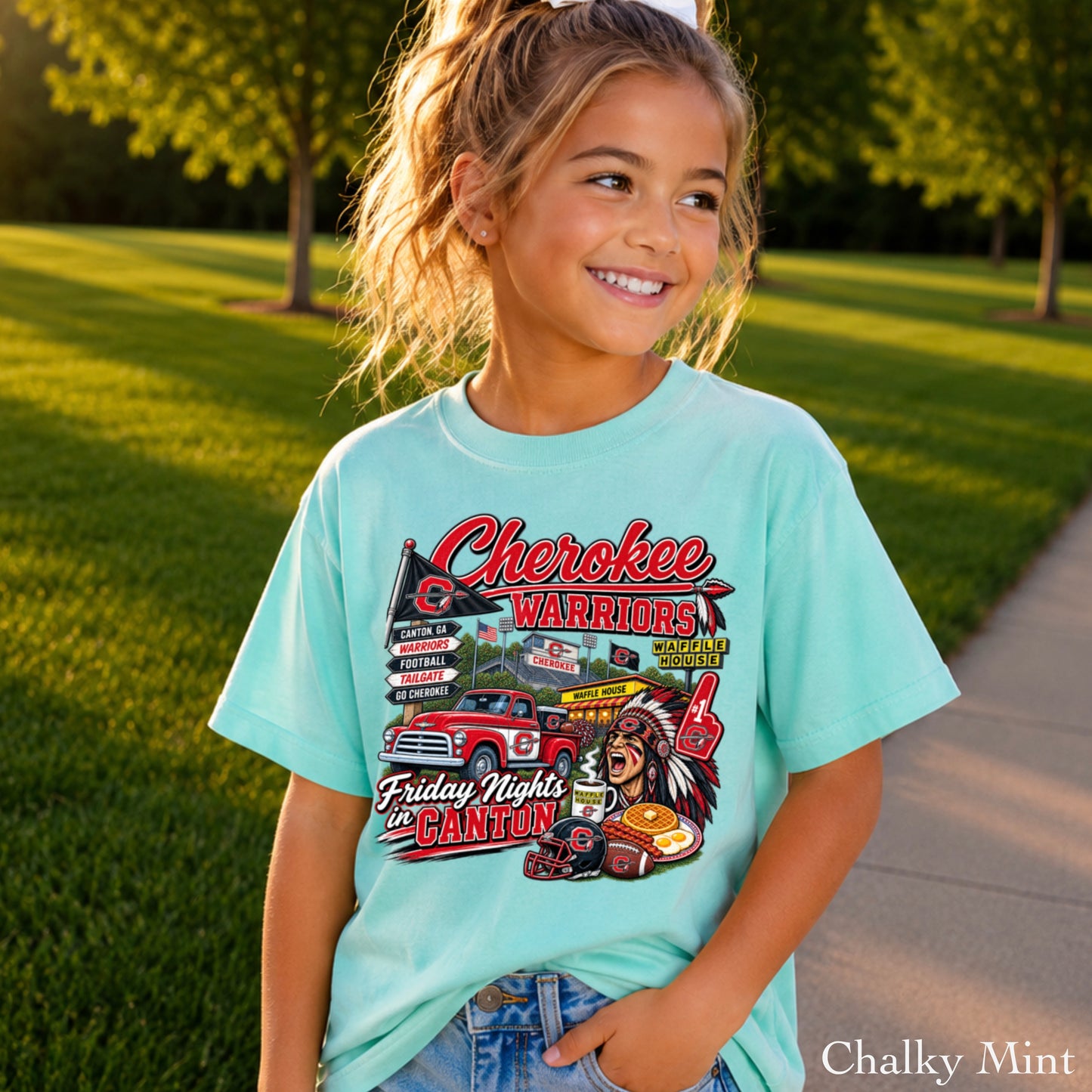 Cherokee Friday Nights Youth Comfort Color T-Shirt ON SALE UNTIL 09/04/26