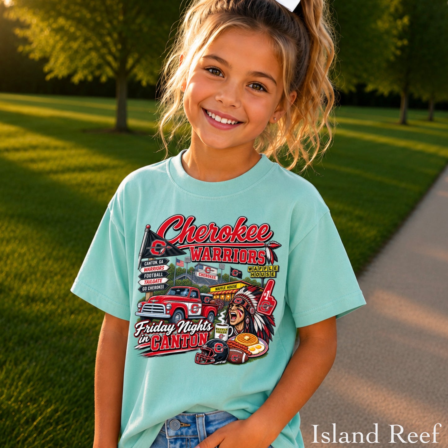 Cherokee Friday Nights Youth Comfort Color T-Shirt ON SALE UNTIL 09/04/26