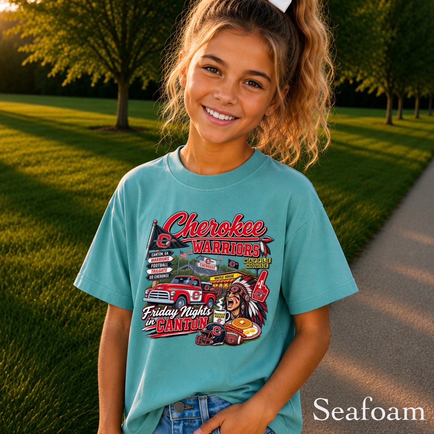 Cherokee Friday Nights Youth Comfort Color T-Shirt ON SALE UNTIL 09/04/26