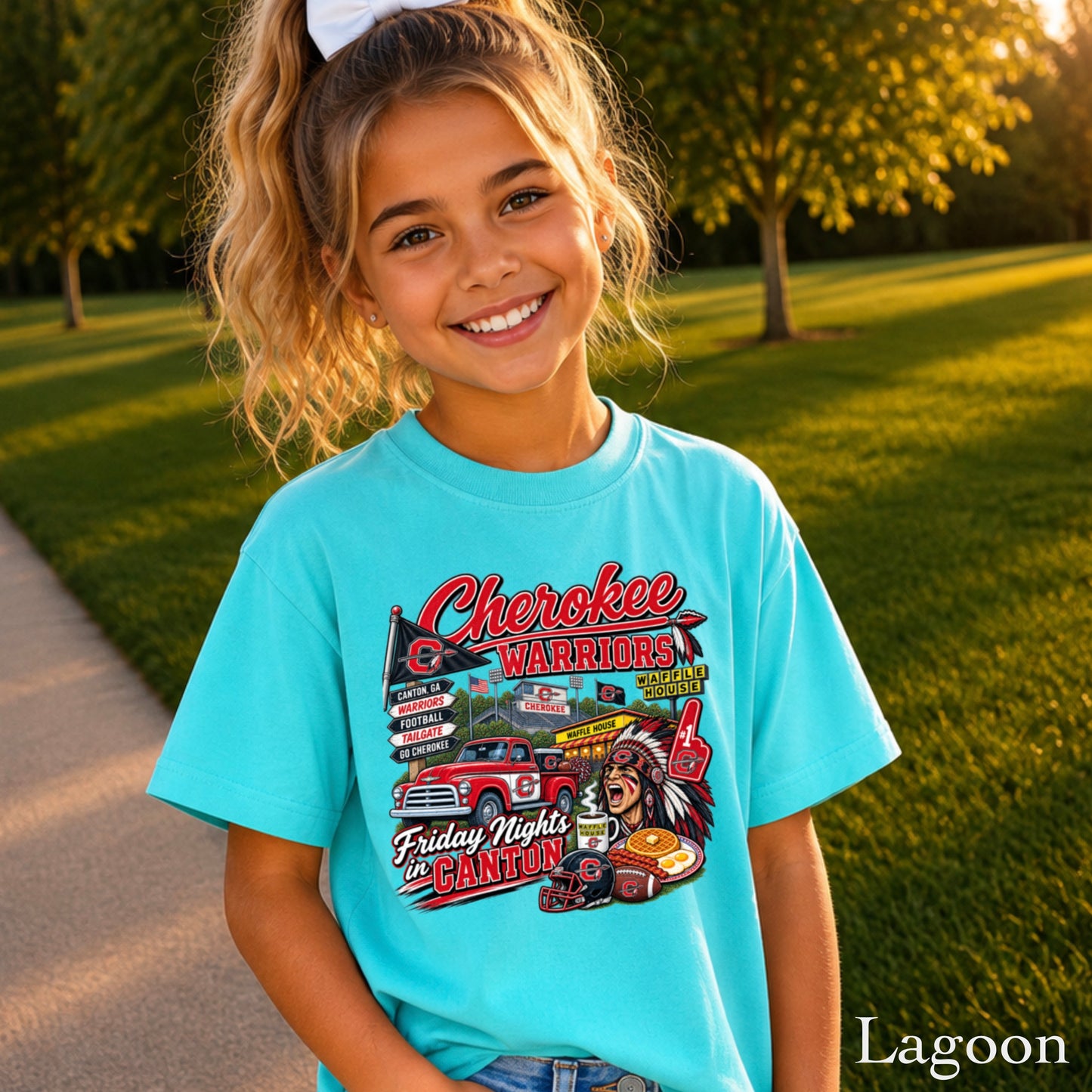 Cherokee Friday Nights Youth Comfort Color T-Shirt ON SALE UNTIL 09/04/26