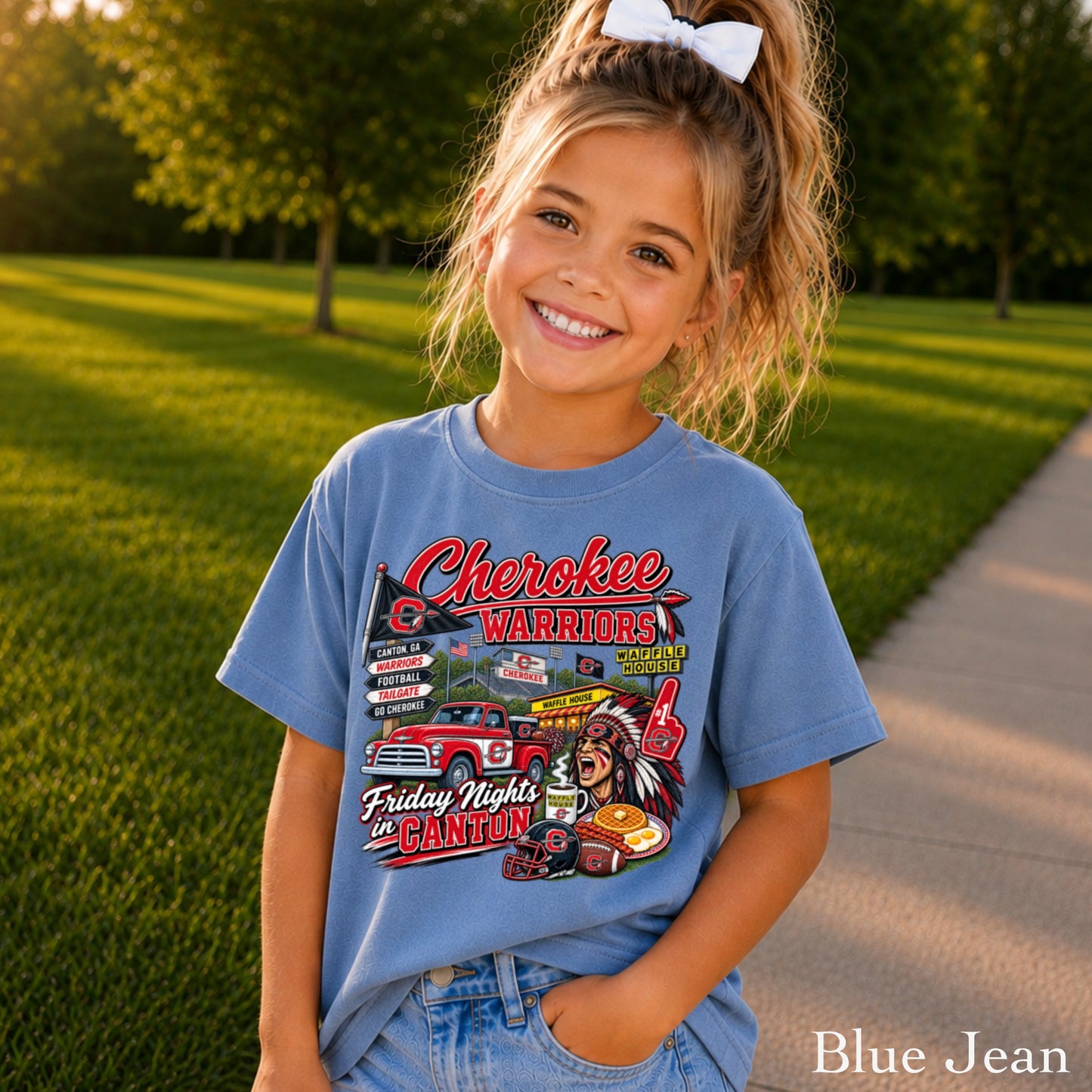 Cherokee Friday Nights Youth Comfort Color T-Shirt ON SALE UNTIL 09/04/26