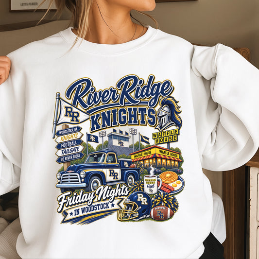 River Ridge Friday Nights Crewneck Sweatshirt ON SALE UNTIL 09/04/26