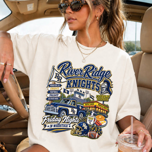 River Ridge Friday Nights Comfort Color Graphic Tee ON SALE UNTIL 09/04/06