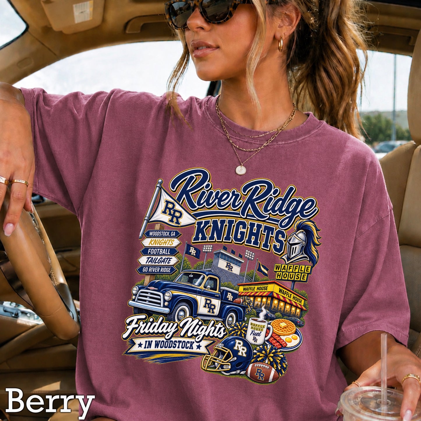 River Ridge Friday Nights Comfort Color Graphic Tee ON SALE UNTIL 09/04/06