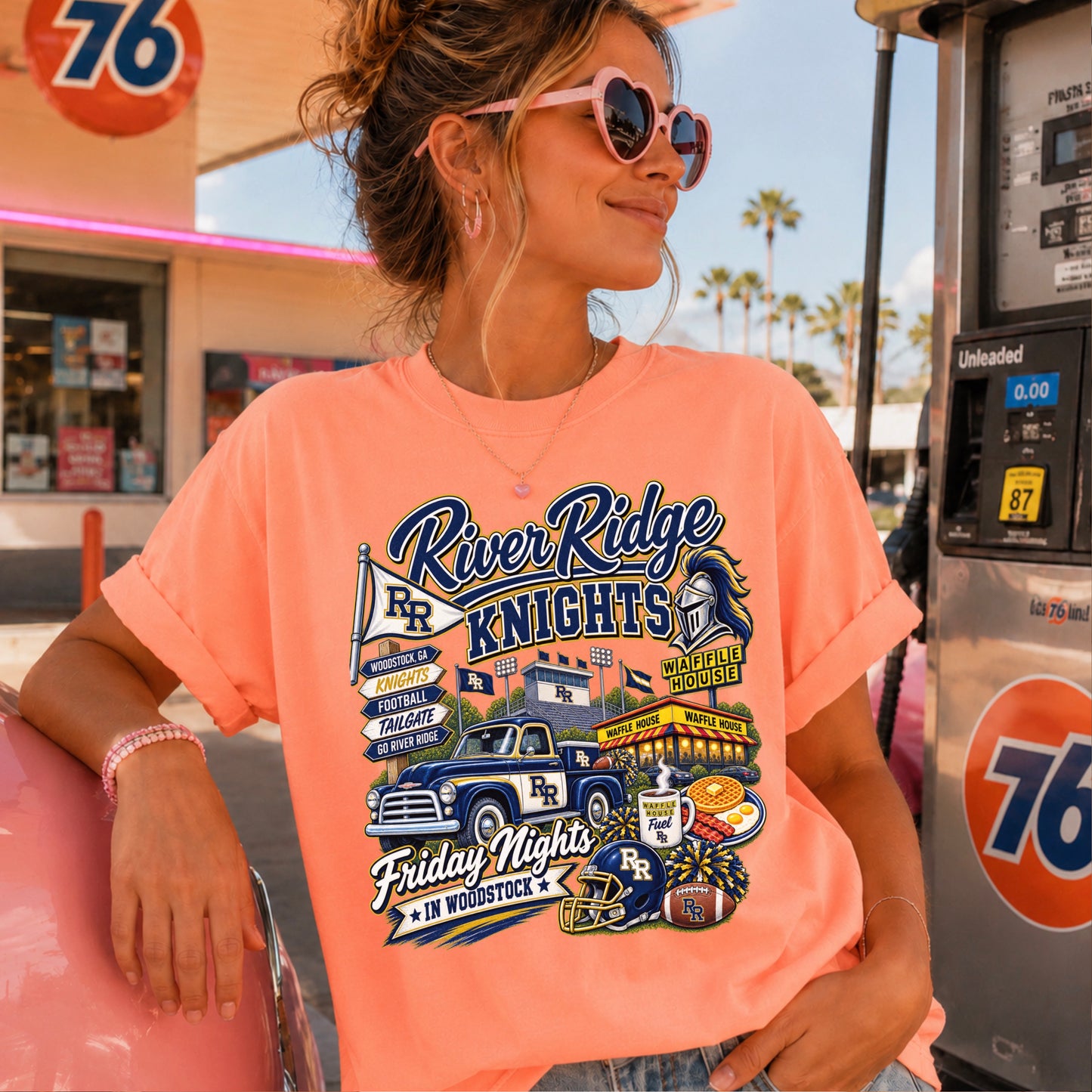 River Ridge Friday Nights Comfort Color Graphic Tee ON SALE UNTIL 09/04/06