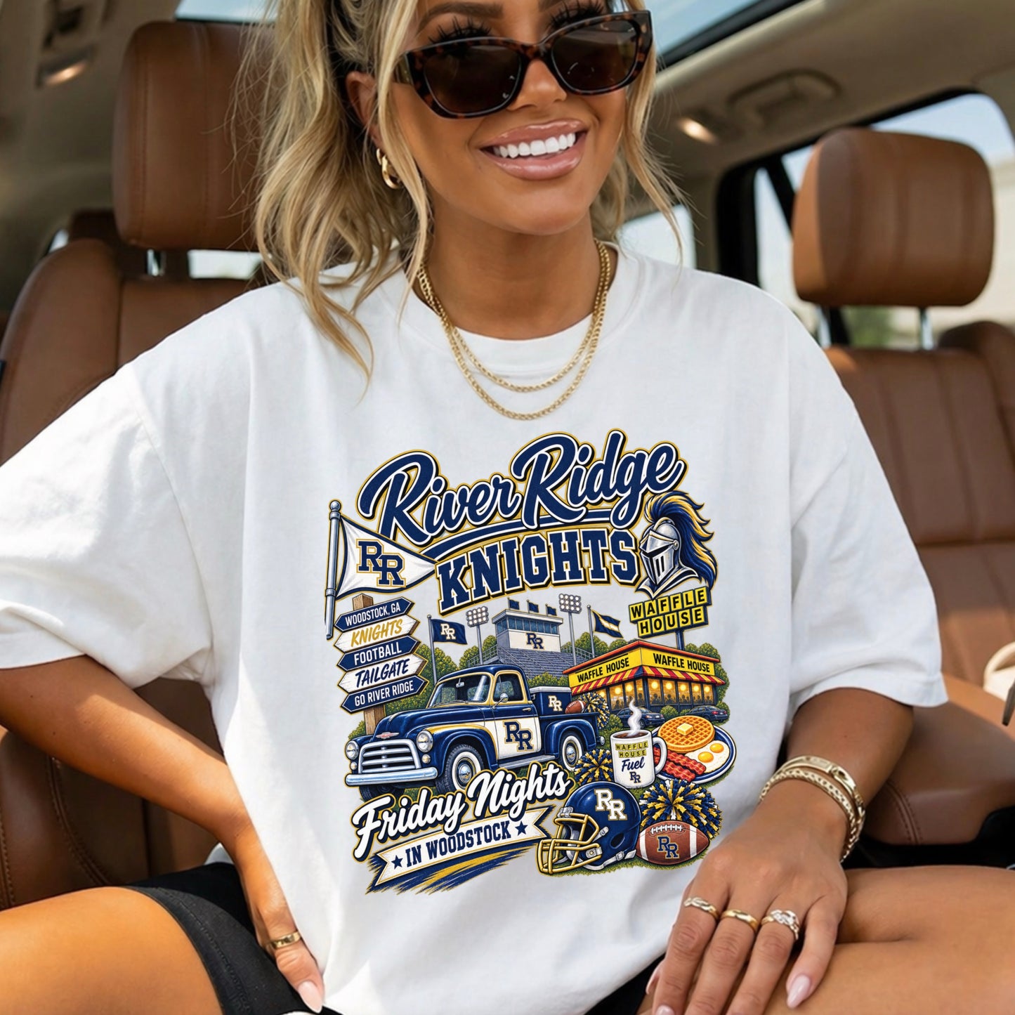 River Ridge Friday Nights Comfort Color Graphic Tee ON SALE UNTIL 09/04/06