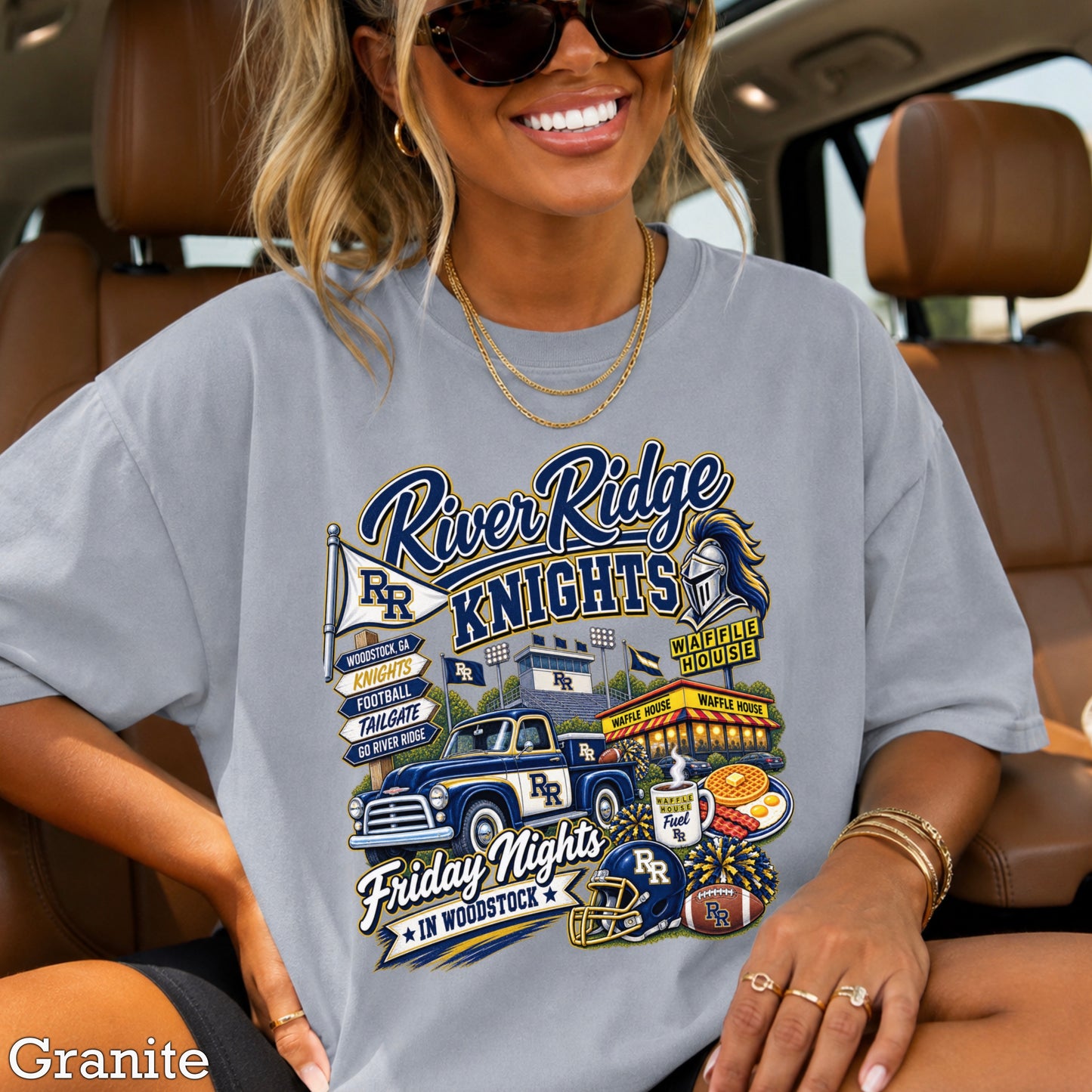 River Ridge Friday Nights Comfort Color Graphic Tee ON SALE UNTIL 09/04/06