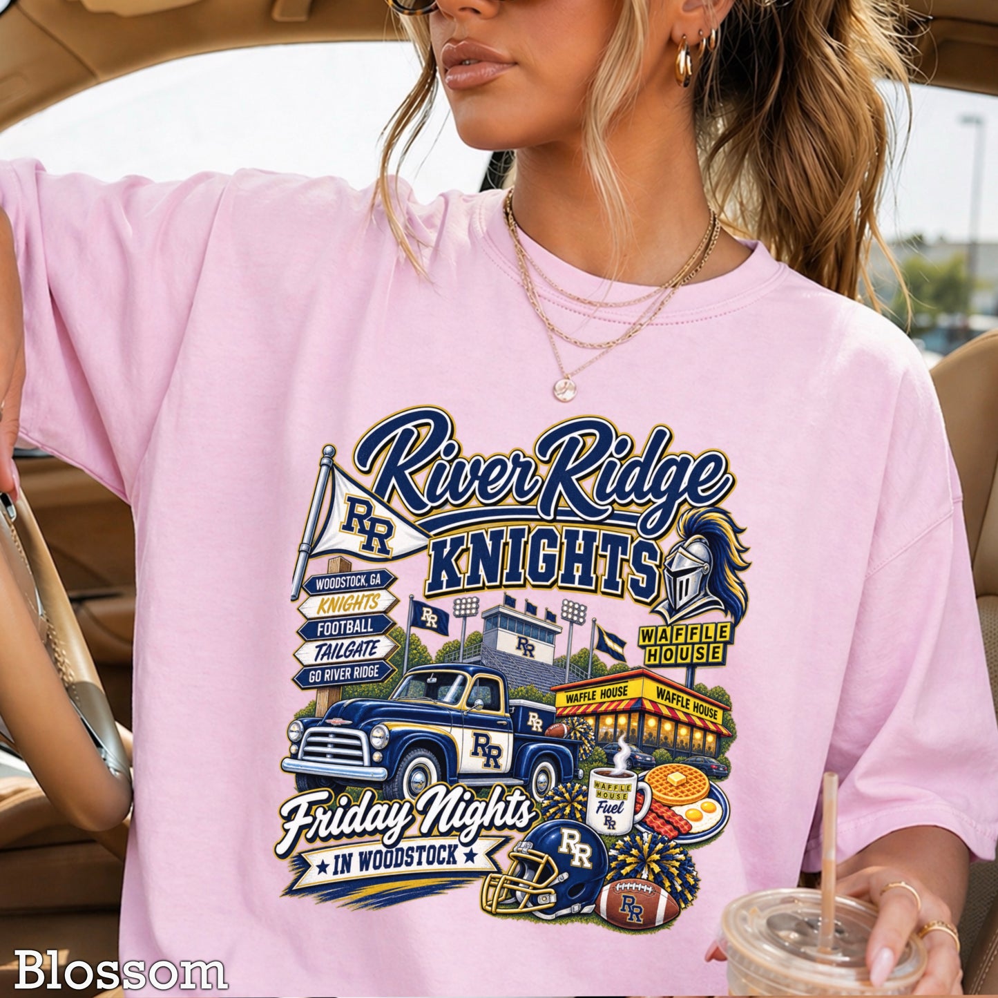 River Ridge Friday Nights Comfort Color Graphic Tee ON SALE UNTIL 09/04/06