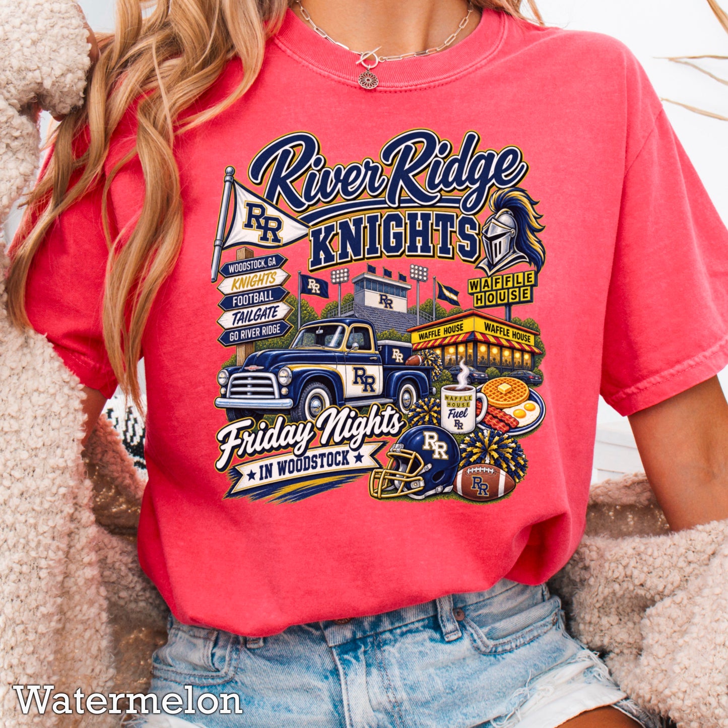 River Ridge Friday Nights Comfort Color Graphic Tee ON SALE UNTIL 09/04/06