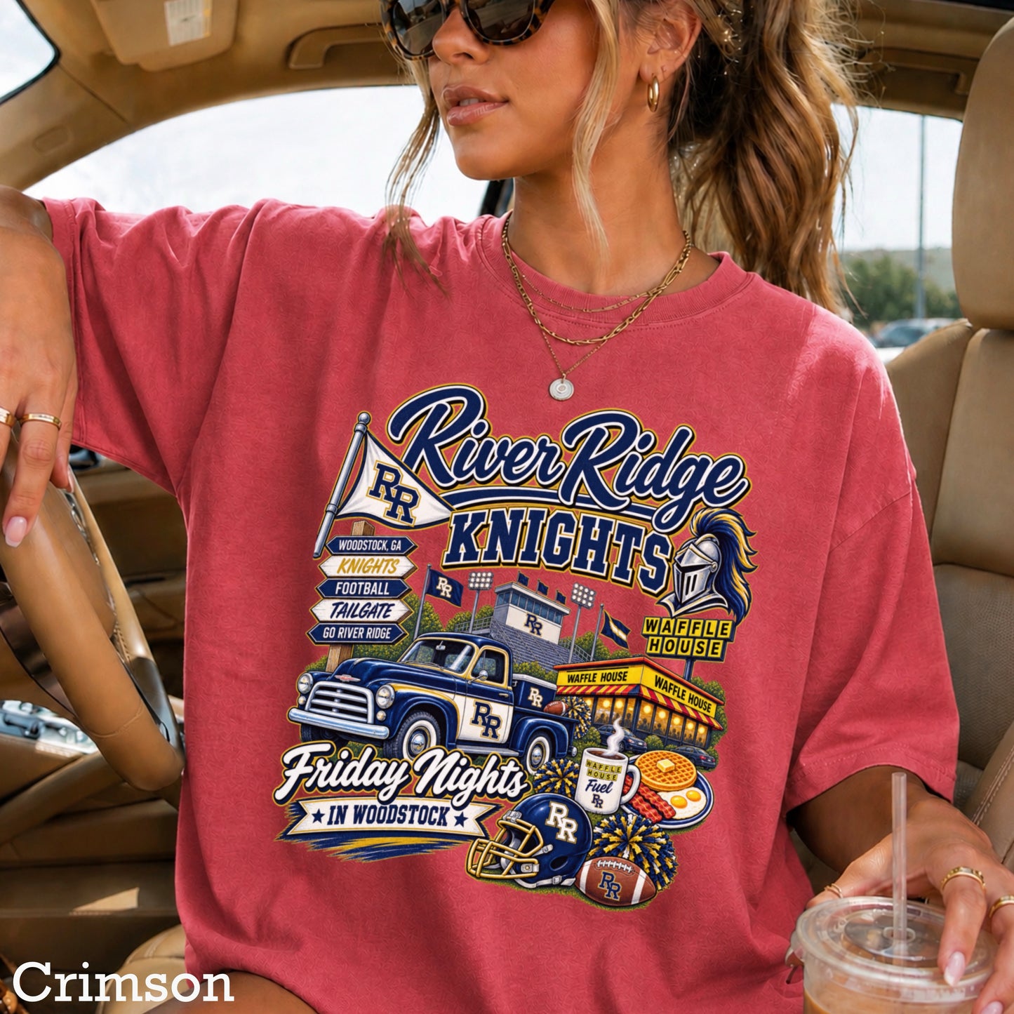 River Ridge Friday Nights Comfort Color Graphic Tee ON SALE UNTIL 09/04/06