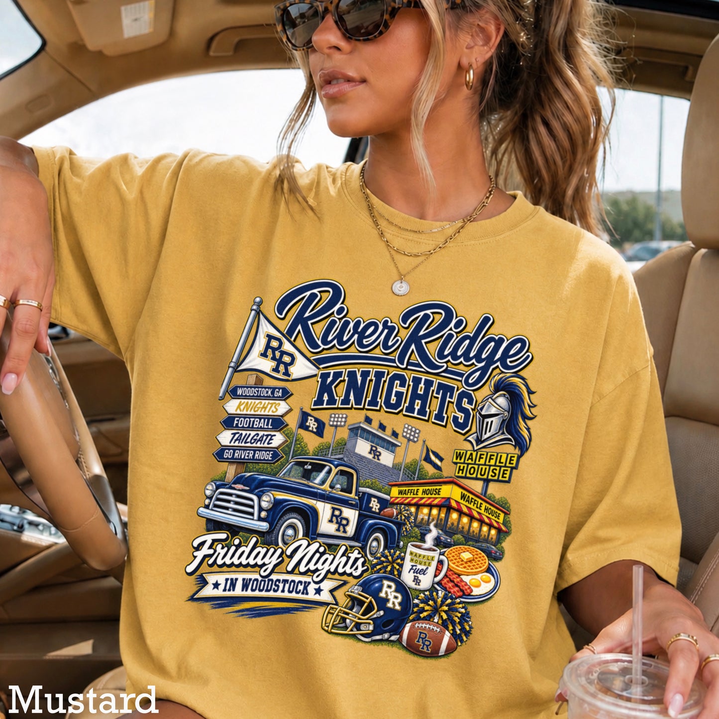 River Ridge Friday Nights Comfort Color Graphic Tee ON SALE UNTIL 09/04/06