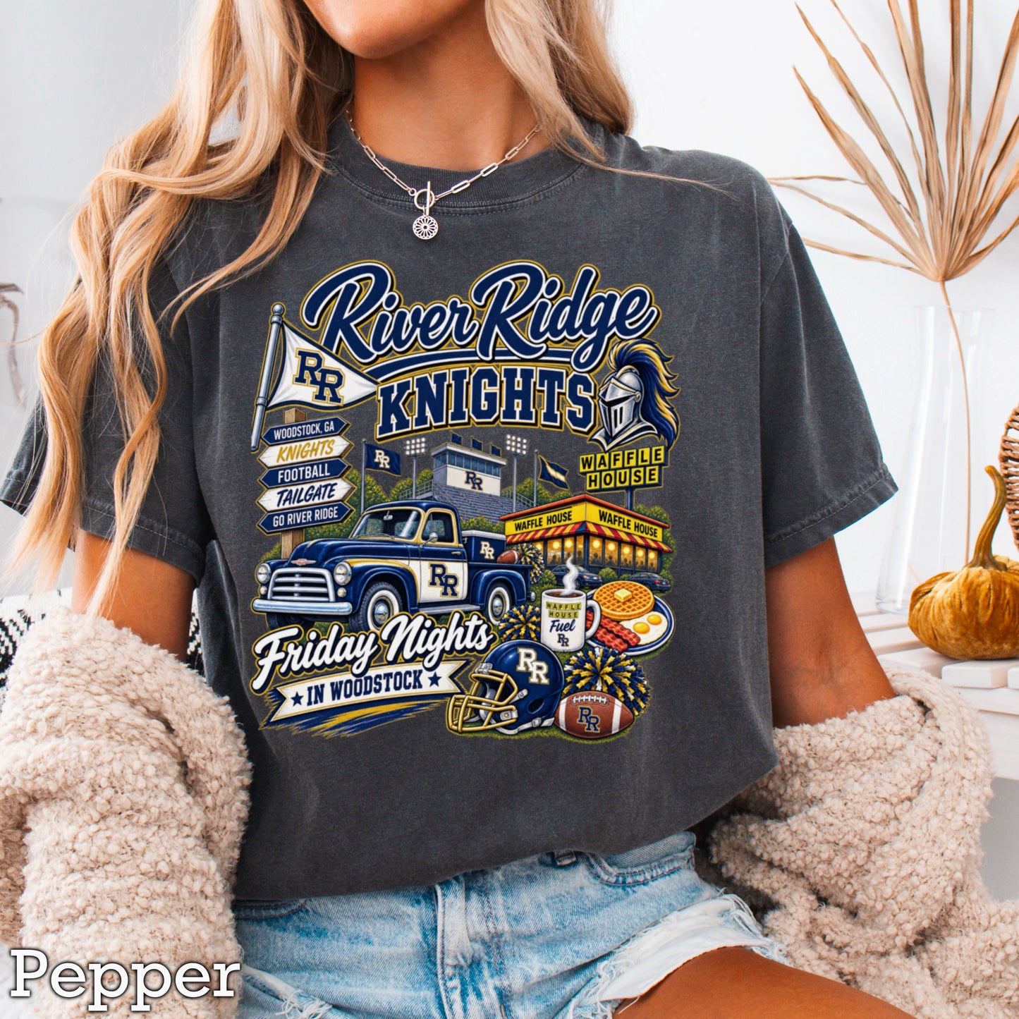 River Ridge Friday Nights Comfort Color Graphic Tee ON SALE UNTIL 09/04/06