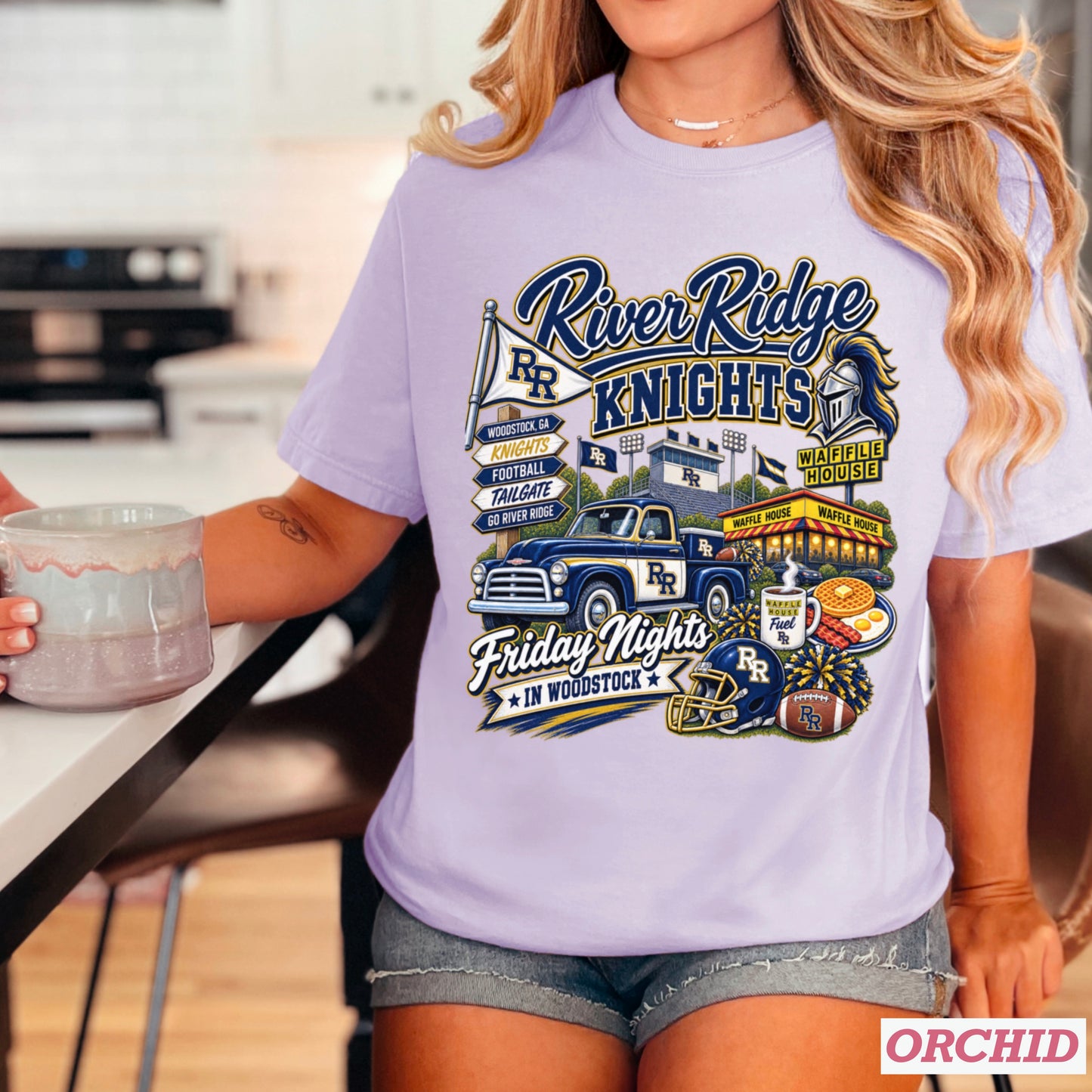 River Ridge Friday Nights Comfort Color Graphic Tee ON SALE UNTIL 09/04/06