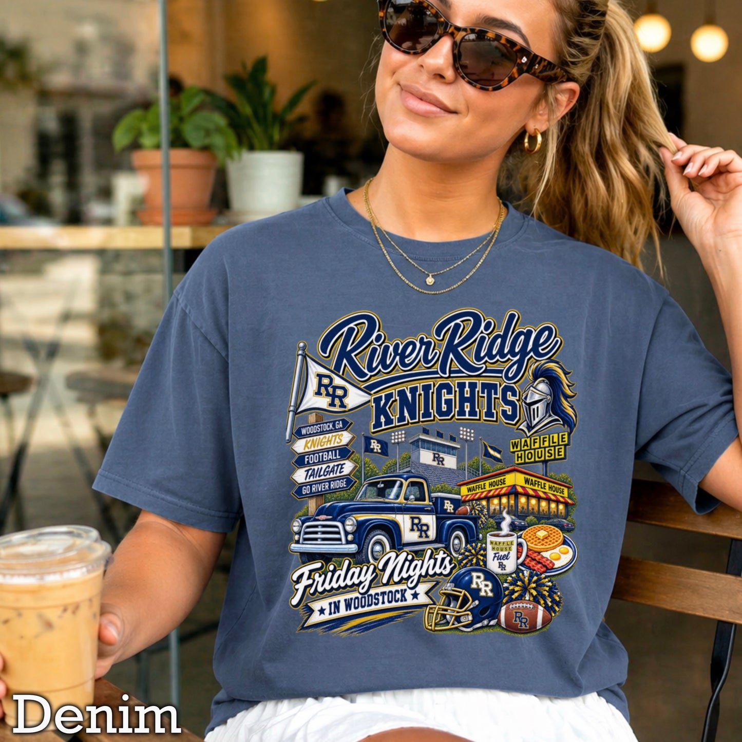 River Ridge Friday Nights Comfort Color Graphic Tee ON SALE UNTIL 09/04/06