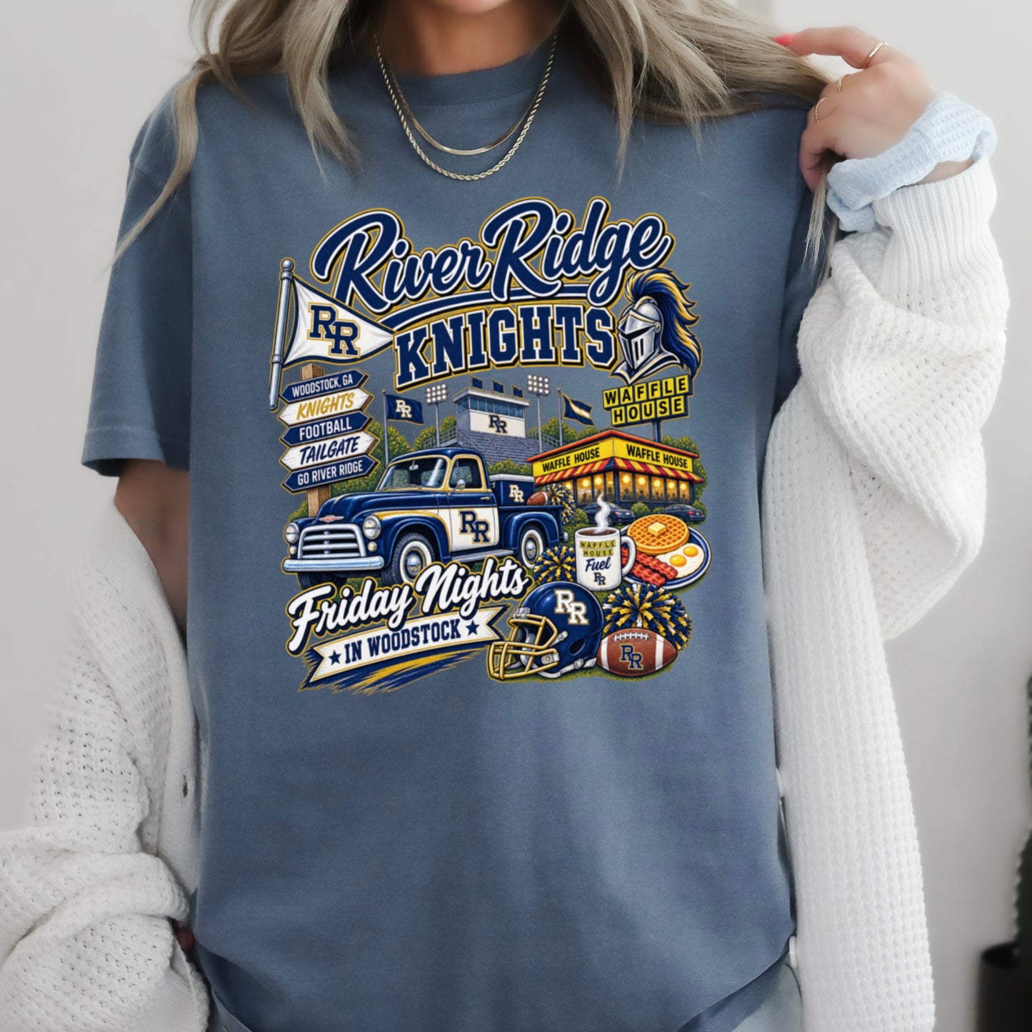 River Ridge Friday Nights Comfort Color Graphic Tee ON SALE UNTIL 09/04/06