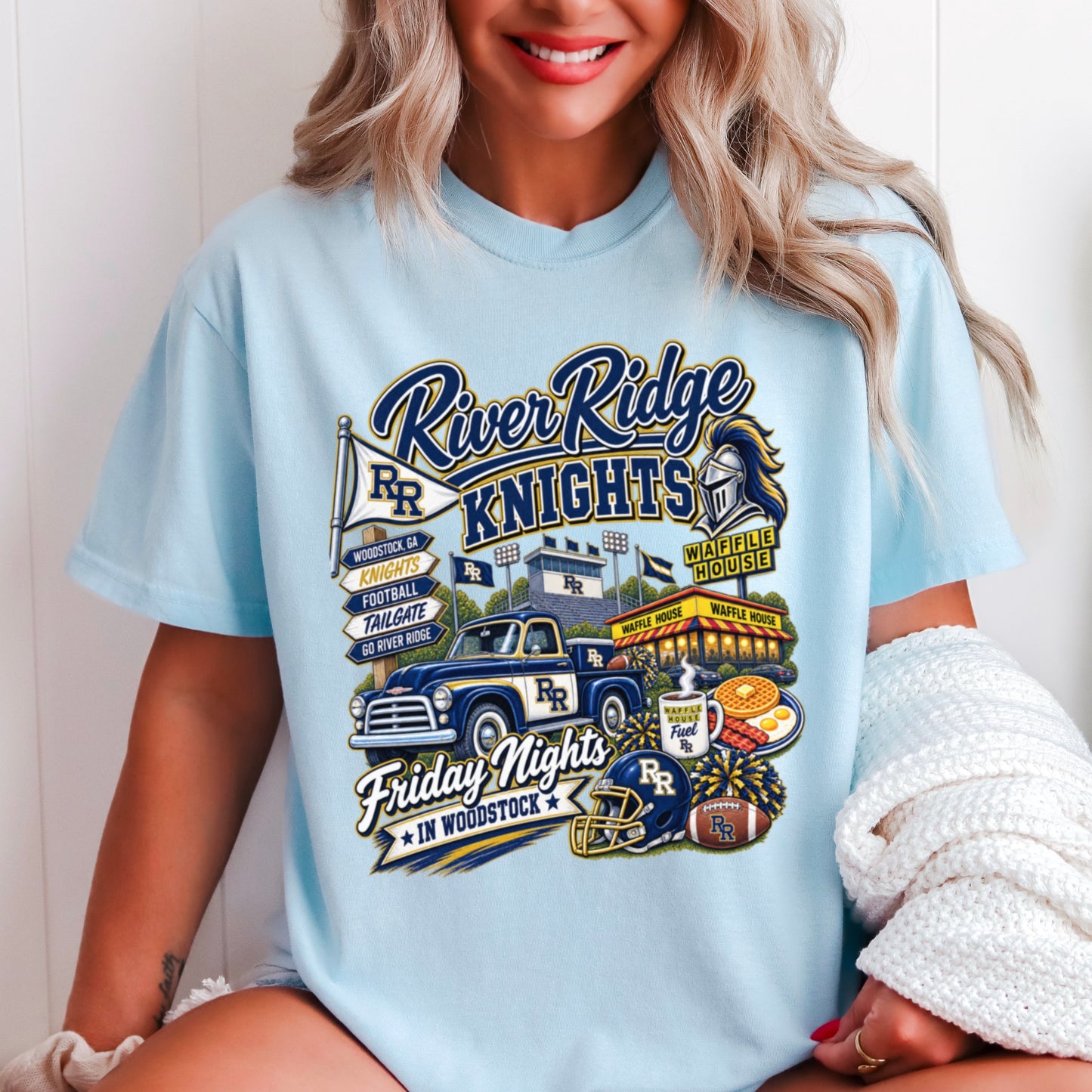 River Ridge Friday Nights Comfort Color Graphic Tee ON SALE UNTIL 09/04/06