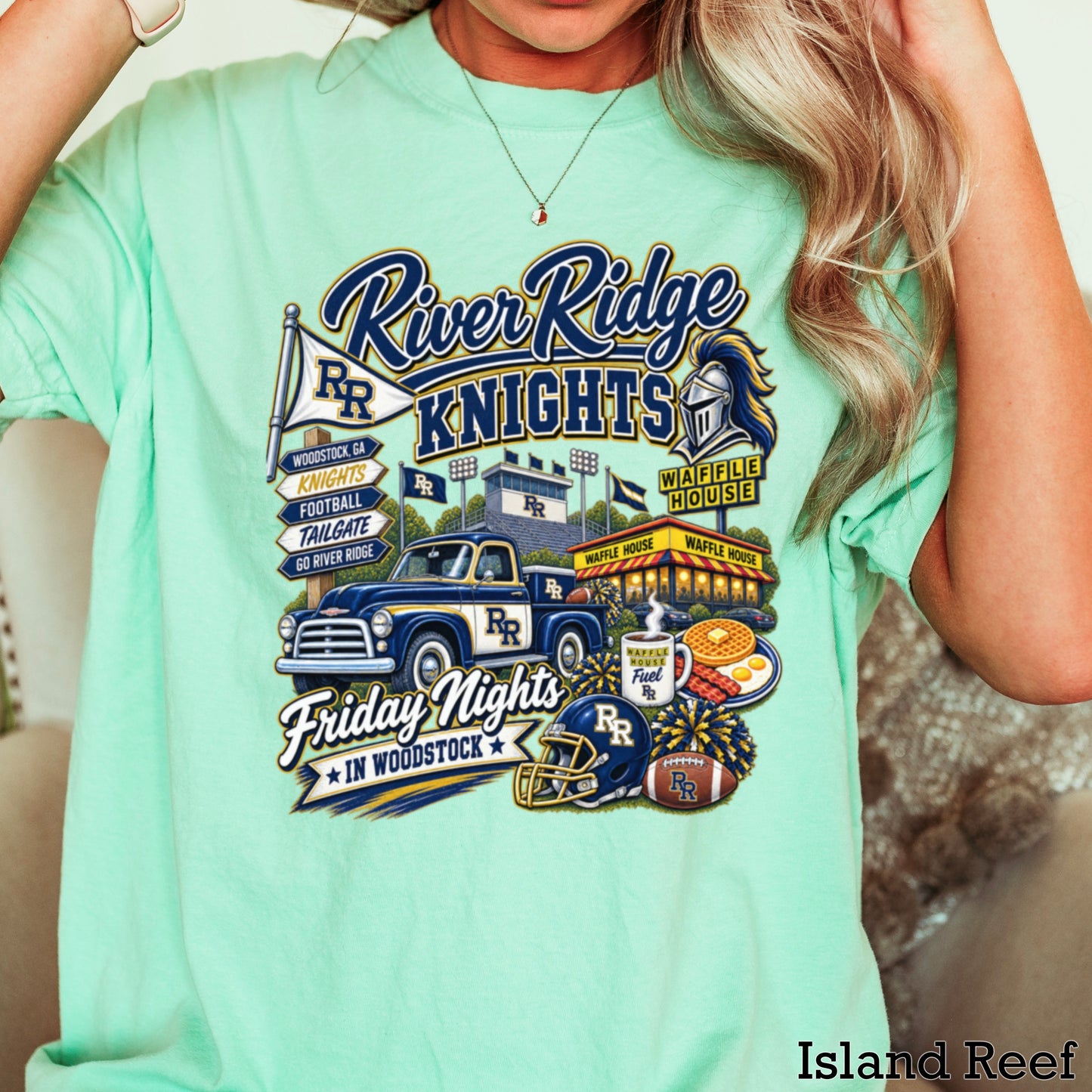 River Ridge Friday Nights Comfort Color Graphic Tee ON SALE UNTIL 09/04/06