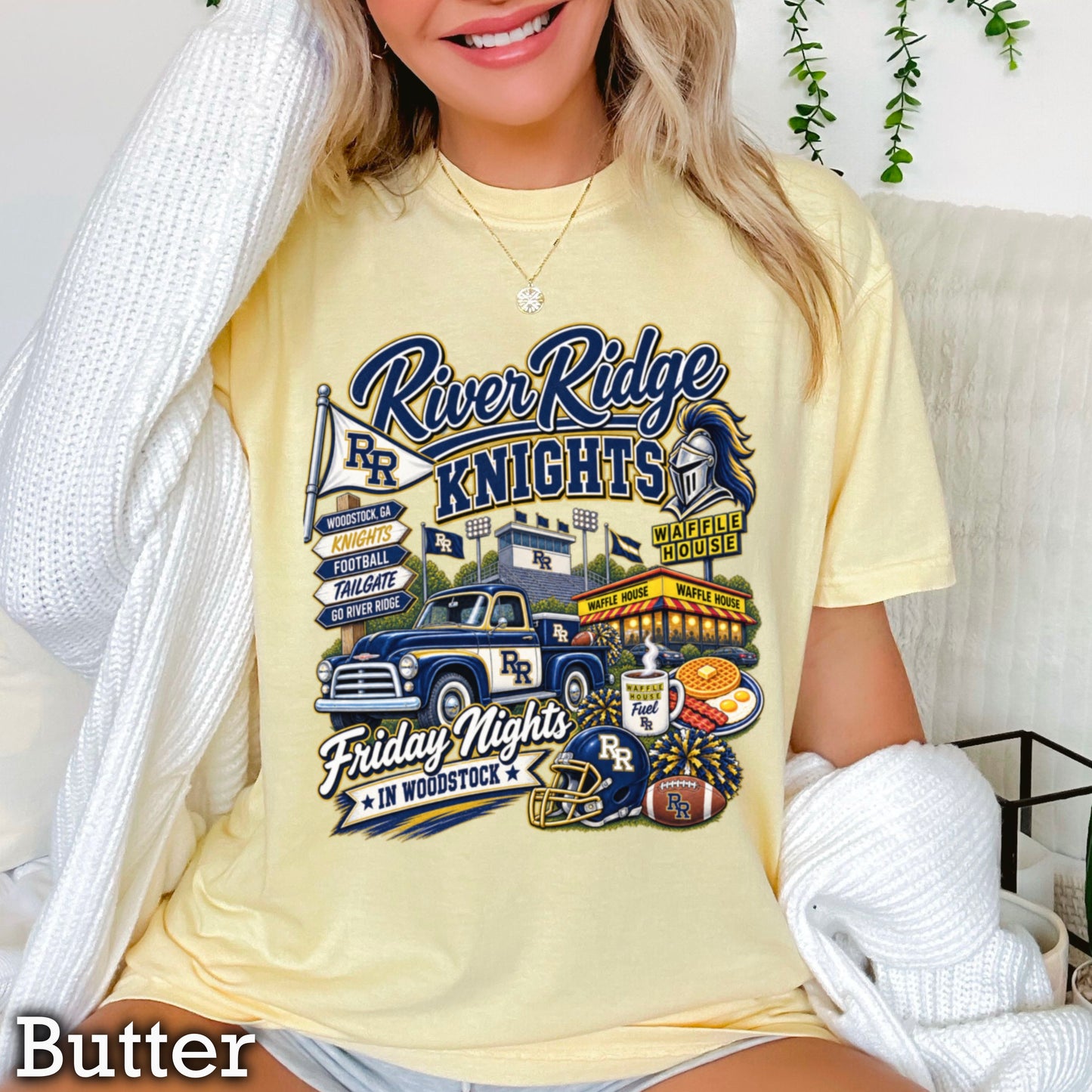 River Ridge Friday Nights Comfort Color Graphic Tee ON SALE UNTIL 09/04/06